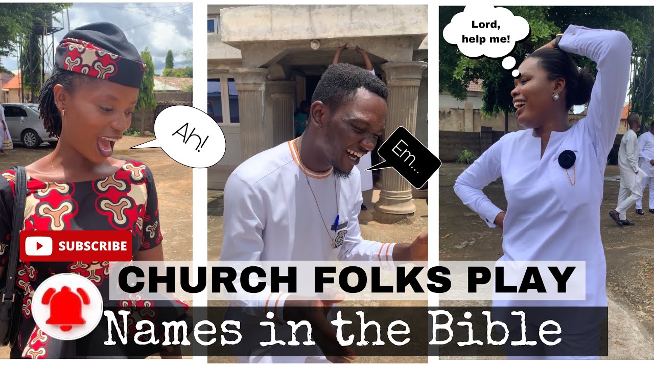 Church Folks Play “Names In The Bible” Game After Church || Faith || Fun || Sophia Kingsley