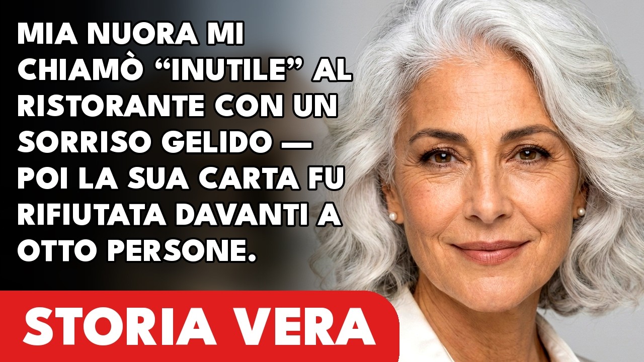 Ho sempre pensato che la pazienza fosse una virtù, finché non mi sono ritrovata seduta al tavolo del ristorante più costoso della città, mentre mia nuora mi definiva «inutile» davanti a tutti. Per...