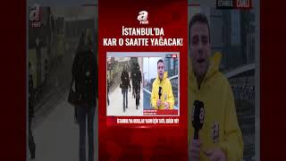 İstanbula Beklenen Kar Geliyor A Haber