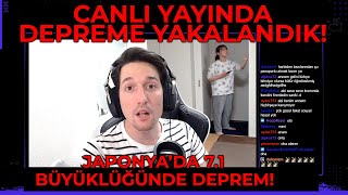 JAPONYA'DA CANLI YAYINDA DEPREME YAKALANDIK! 7.3 BÜYÜKLÜĞÜNDE DEPREM.