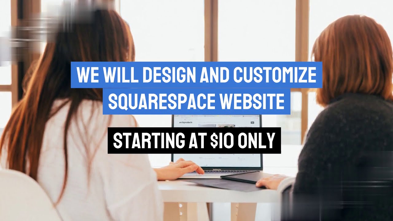 Squarespace website designing and development. Order me on fiverr.com