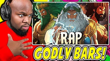 GODLY BARS! | ZEUS, POSEIDON & HADES RAP | RUSTAGE ft. Shwabadi & Connor Quest! [REACTION]