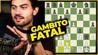 Gambito do Rei é INSANOOOO !!! Partidas Explicativas 