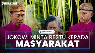 Presiden Jokowi Mohon Doa Restu ke Masyarakat Agar Prosesi Pernikahan Kaesang Erina Berjalan Lancar