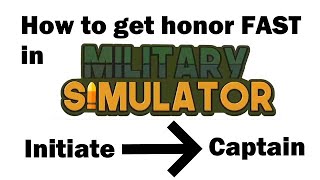 How To Rank Up Fast As Red Army In Roblox Military Simulator Youtube - roblox military simulator how to get honor