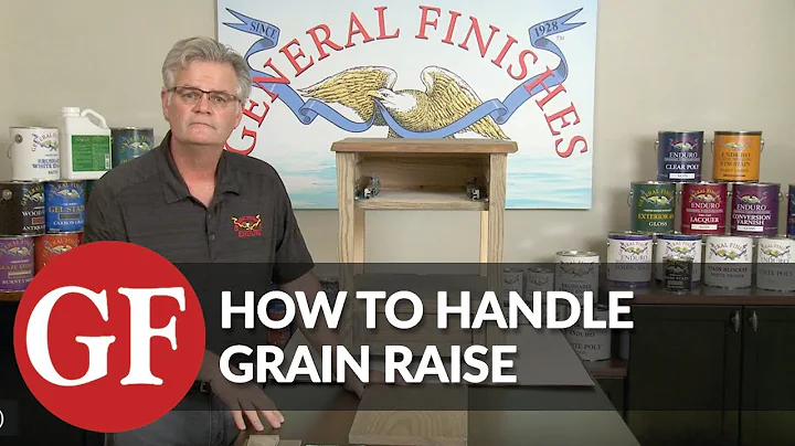 How to Easily Handle Grain Raise When Using Water-based Stains | General Finishes
