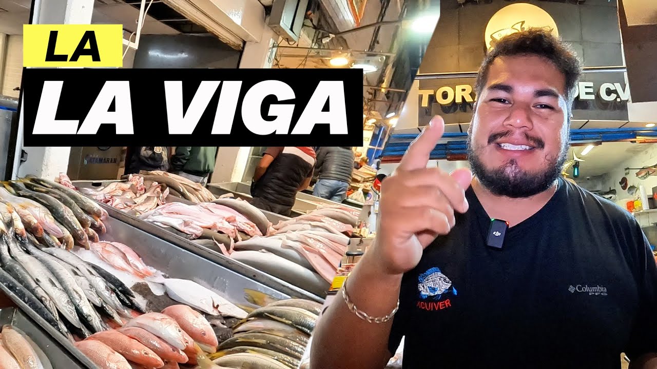 Visitamos el MERCADO de PESCADOS y MARISCOS más grande de toda LATINOAMÉRICA 🐟🦐 LA NUEVA VIGA