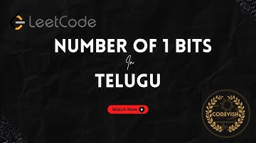 Number of 1 Bits Optimal Code | Bit Manipulation | LeetCode Must-Solve