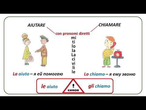 Итальянский язык. А2 - Lezione 2. Pronomi indiretti - Косвенные местоимения