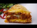 Chicken cheese wrapcrunchwrapchicken keema wrap by recipes of the world