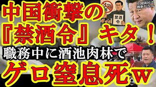 【アホだｗ『習近平が衝撃の禁酒令で国内大混乱ｗ』中国政府2200年前の悪夢再びｗ】しかも飲食店でザリガニをトイレ洗剤に漬け込んで洗って食ってた事が発覚ぅ！妊婦が腹痛起こして大惨事じゃんｗ久しぶりに中国