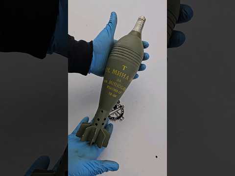 82mm HIGH EXPLOSIVE FRAGMENTATION M48 Mortar Round from Yugoslavia INERT #military #army #bullet