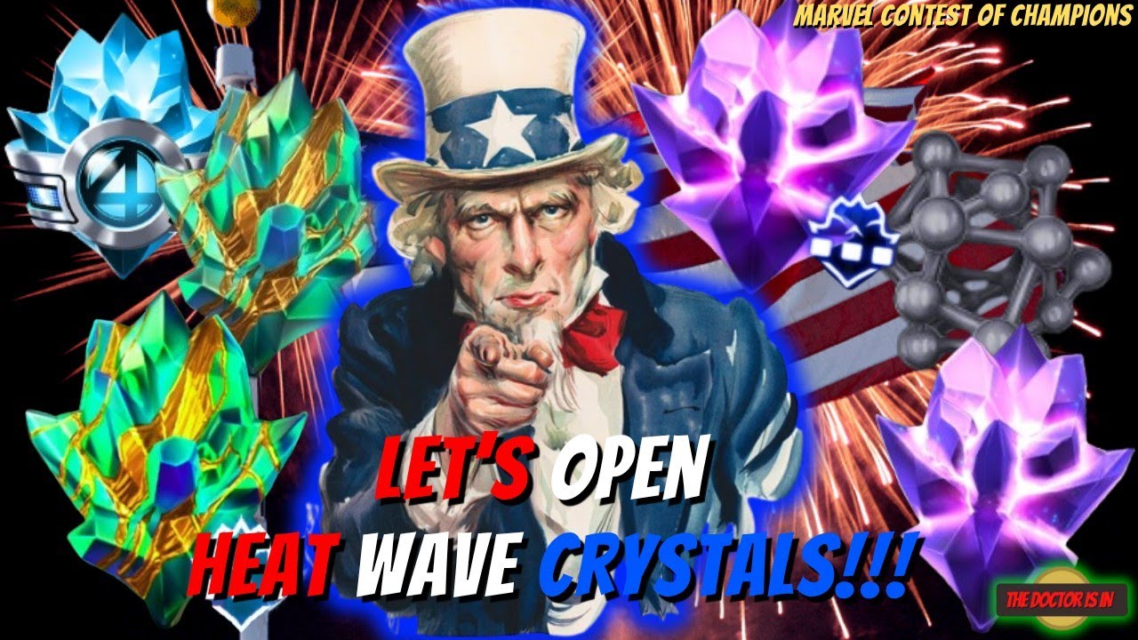 Marvel Contest of Champions Heat Wave July 4 Offers Super Duper 1000% CEO Crystal Opening Ep225