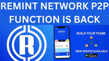 REMINT NETWORK P2P FUNCTION IS BACK