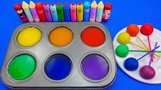 Satisfying Video l How To Make Playdoh Candy With Colors Tray ASMR | Bot Bot Asmr