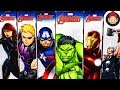Marvel avengers titan hero series hulk iron man captain america thor hawkeye  black widow figures