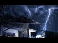 Fall Asleep Instantly in 3 Minutes with Heavy Rain | Rain Sounds &amp; Distant Thunder for Deep Sleep