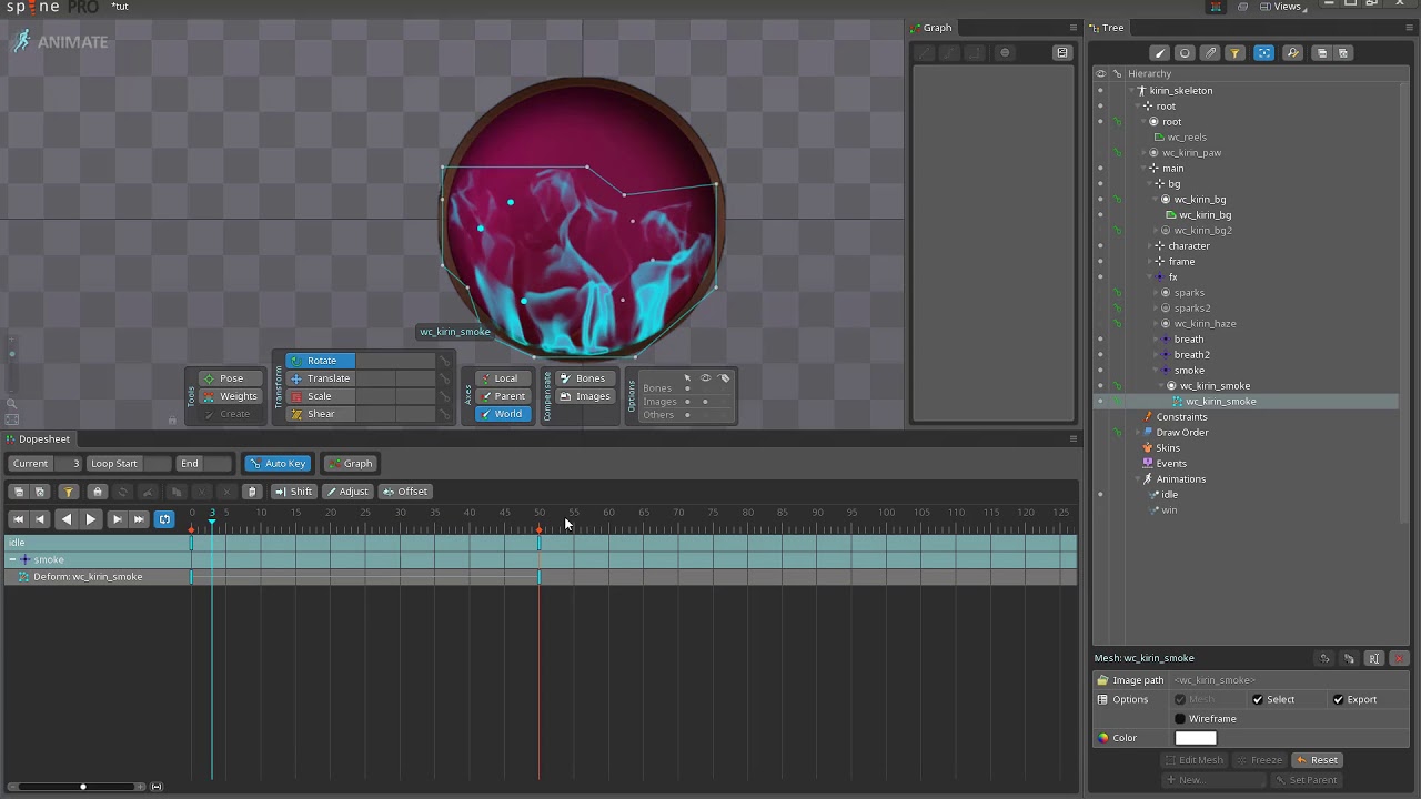 SPINE tutorial loop imgage