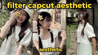 filter capcut aesthetic || aesthetic filter capcut terbaru #fitercapcutaesthetic #trending