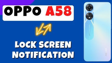 Oppo A58 Lock Screen Notifications Settings || Hide Notification content