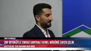 Znp Bi̇yokütle Enerji̇ Santrali̇ Genel Müdürü Zafer Çeli̇k Tesi̇s Hakkinda Bi̇lgi̇ Verdi̇