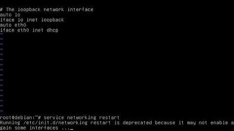 Configuring dynamic IP for Debian 6