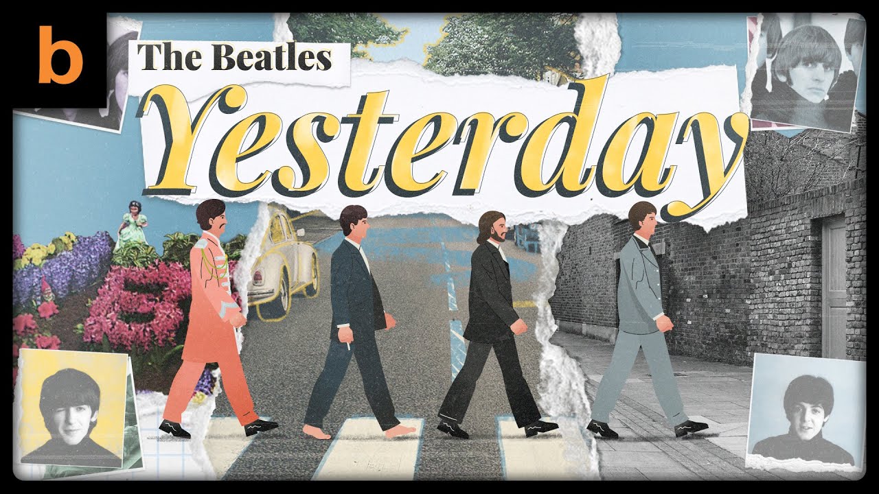 THE BEATLES - YESTERDAY (Animated Lyrics Video) - YouTube