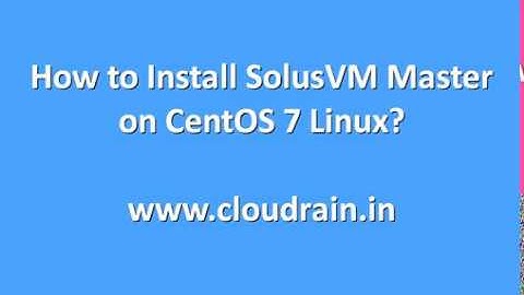 How to Install SolusVM Master on CentOS 7 Linux