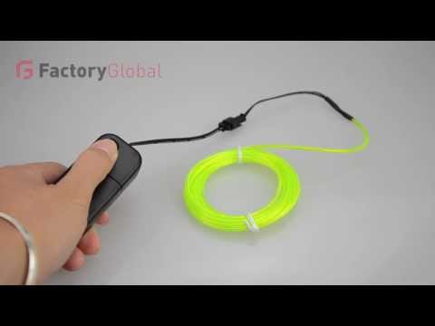 H8931 3M Flexible Neon Light EL Wire Rope Tube with Controller
