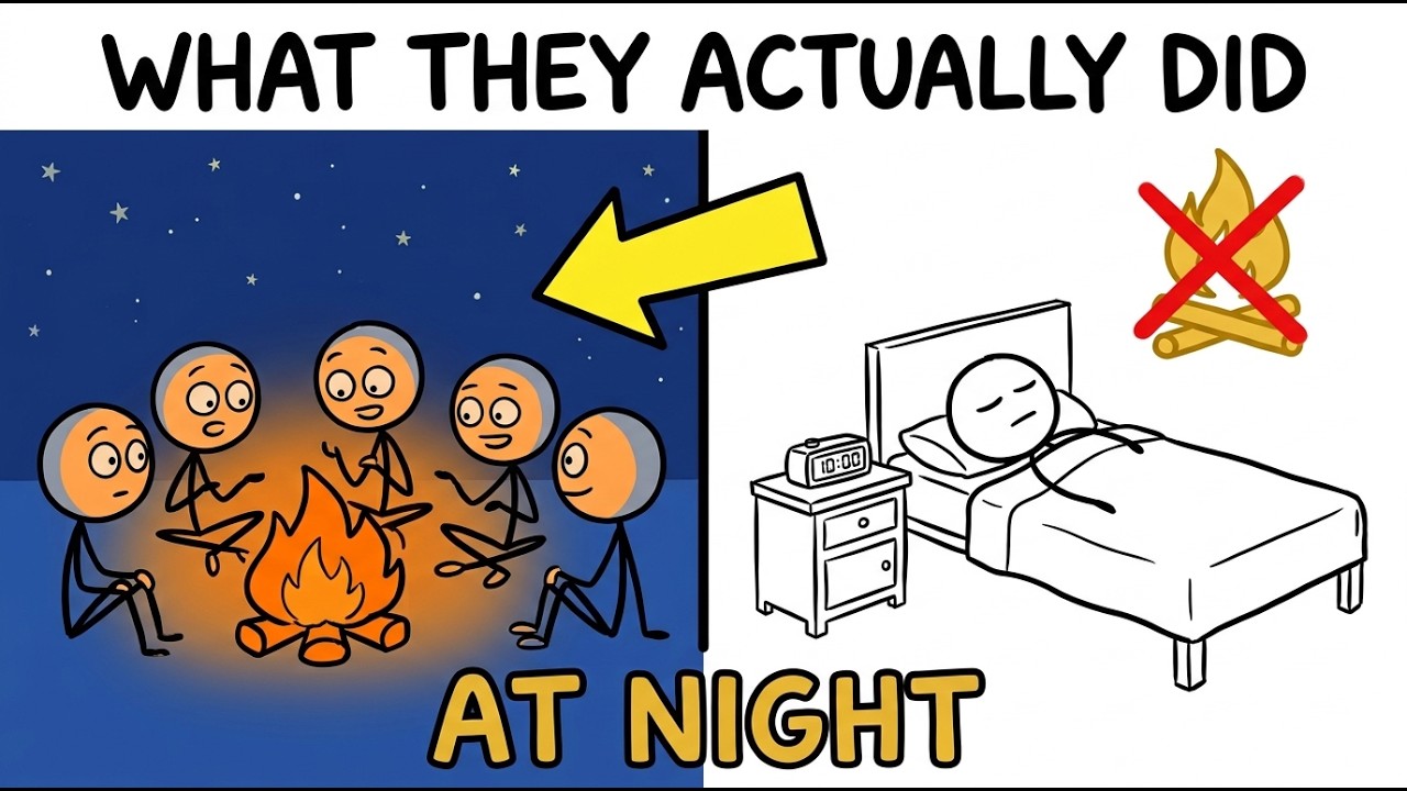 Ancient Human Nighttime Behavior and Its Impact on Human Evolution