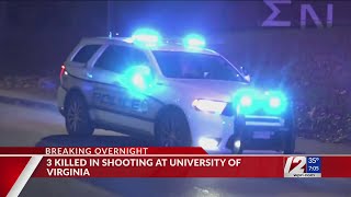 3 killed, 2 wounded in shooting at University of Virginia