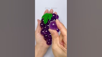 포도 말랑이 만들기🍇 Grape Squishy DIY with Nano Tape! #실리콘 테이프😱