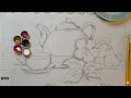 Roberto Ferreira - Novo Projeto - Vamos Aprender a Pintar Bule  e Flores - P1