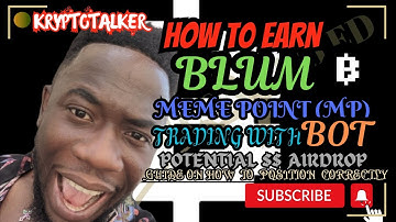 How To Earn Blum 750 Meme Point (MP) Trading On Blum Bot | Airdrop Eligibility