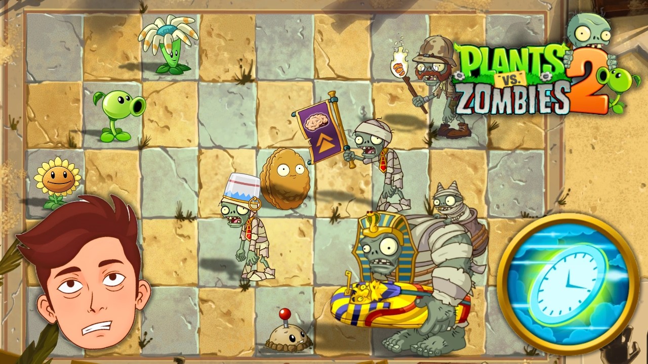 Plants Vs Zombies 2! Nuvarėme į Egiptą!
