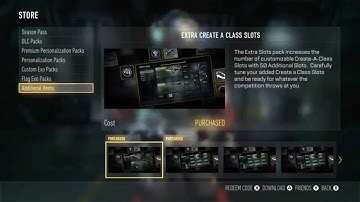 Extra Create a Class Slots in Advanced Warfare!   NEW Advanced Warfare DLC