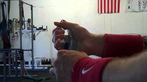 Captain of Crush 2.5 for reps with 20mm set for David Hornes records list. 20 reps