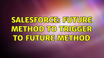 Salesforce: Future Method to Trigger to Future Method