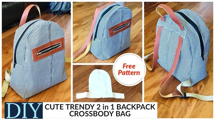 Trekoda Mini Backpack - PDF Sewing Pattern - Country Cow Designs Ltd