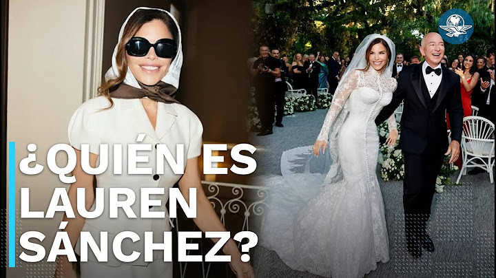 Ella es Lauren Sánchez, la presentadora que se casó con Jeff Bezos