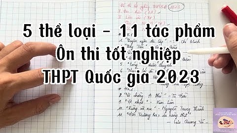 Chương trình ôn thi ngữ văn thpt quốc gia 2023