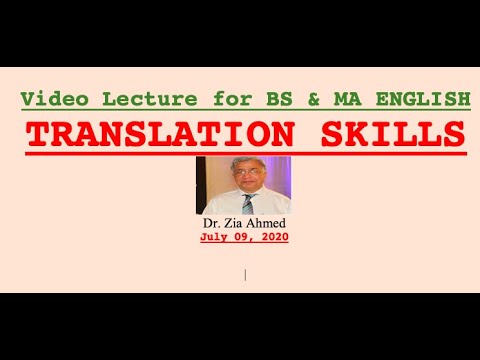 Translation Skills
