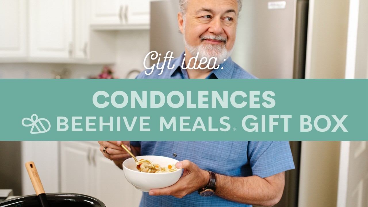 Condolences Gift Box for Grieving Families | Beehive Meals Gift Boxes ...
