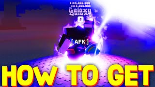 HOW TO GET GALAXY AURA FAST in SOLS RNG! ROBLOX