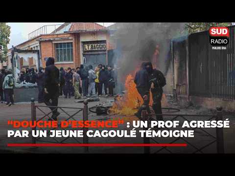 Blocus des lycées : ce professeur de physique-chimie à La Ciotat, a été aspergé d'essence !