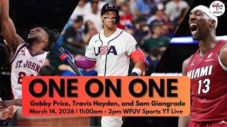 One on One: March 14th, 2026 | WFUV Sports