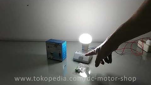 Review Fitting Adapter E27 Lampu Meja Otomatis PIR Motion Sensor Gerak 220V