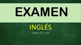 ENGLISH EXAM 3: TEST YOURSELF. / I'M MIGUEL IDIOMAS