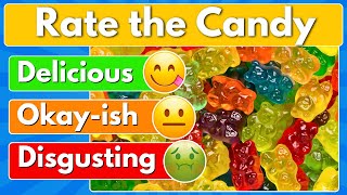 Rate the Candy Challenge | Ultimate Candy Tier List | Food Quiz Game 2