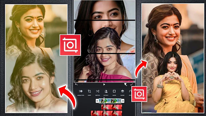 Trending Split Cutout Transition Reels Editing In Inshot | Inshot App Transition Reels Editing